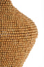 Hanging lamp 28x30 cm KALENGA beads natural