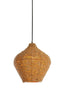 Hanging lamp 28x30 cm KALENGA beads natural