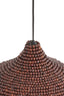 Hanging lamp 28x30 cm KALENGA beads dark brown
