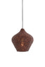 Hanging lamp 28x30 cm KALENGA beads dark brown