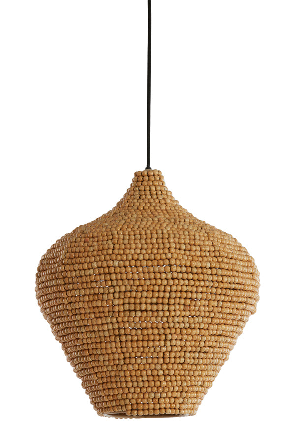 Hanging lamp 36x41 cm KALENGA beads natural