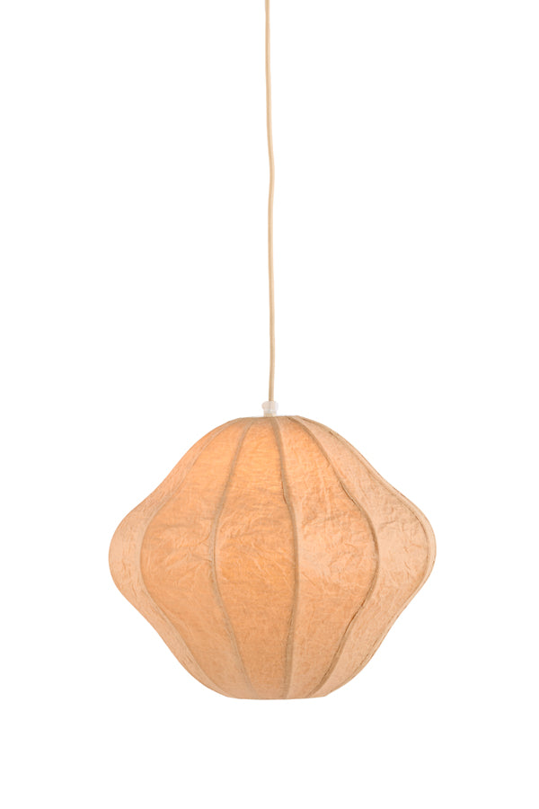 Hanging lamp 38x32 cm SUKAU kraft paper brown
