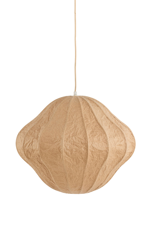 Hanging lamp 50x40,5 cm SUKAU kraft paper brown