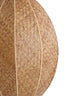 Hanging lamp 28,5x38 cm MILATOS webbing brown