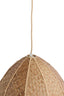 Hanging lamp 28,5x38 cm MILATOS webbing brown