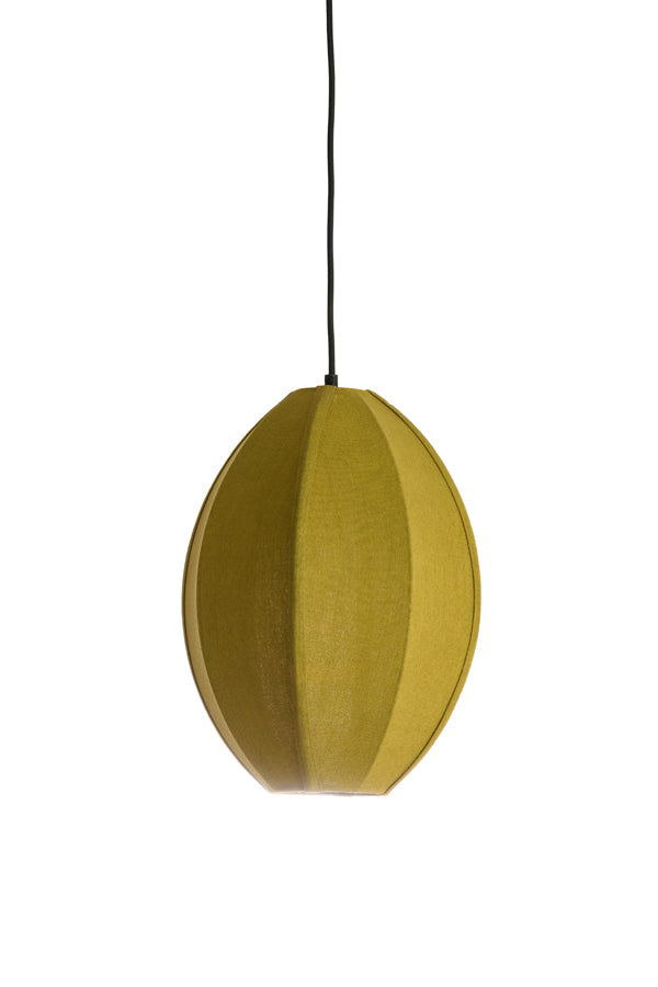 Hanging lamp 28,5x38 cm MILATOS jute olive green