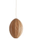 Hanging lamp 28,5x38 cm MILATOS kraft paper brown
