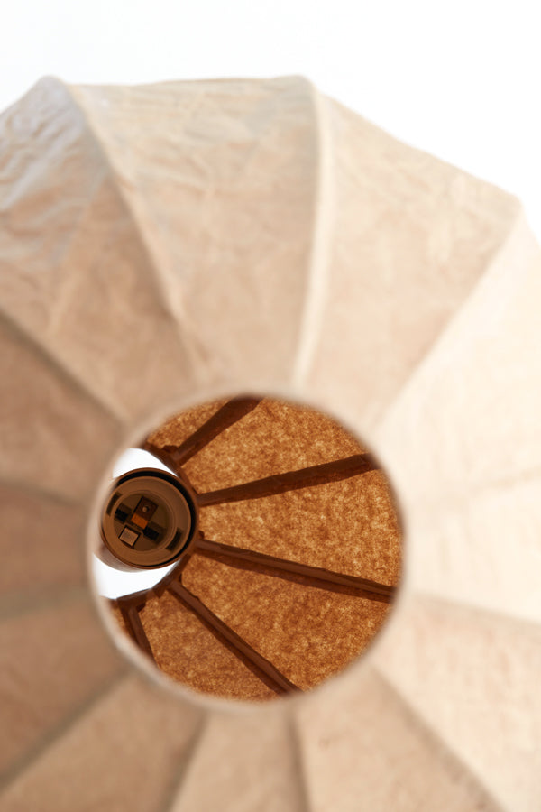 Hanging lamp 28,5x38 cm MILATOS kraft paper brown
