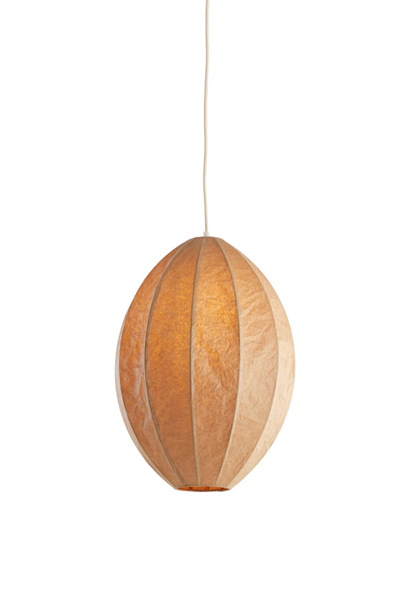 Hanging lamp 28,5x38 cm MILATOS kraft paper brown