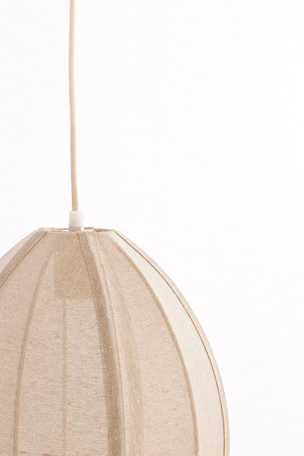 Hanging lamp 28,5x38 cm MILATOS jute natural