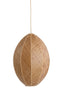 Hanging lamp 38x51 cm MILATOS webbing brown