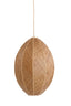 Hanging lamp 38x51 cm MILATOS webbing brown