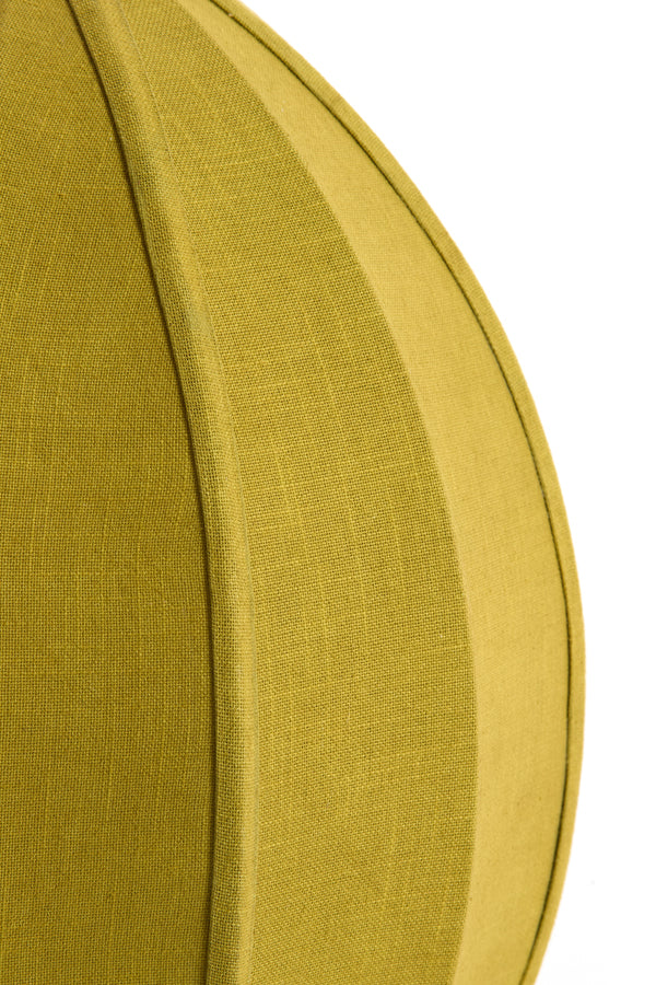 Hanging lamp 38x51 cm MILATOS jute olive green