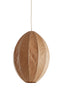 Hanging lamp 38x51 cm MILATOS kraft paper brown