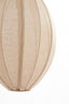 Hanging lamp 38x51 cm MILATOS jute natural