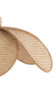 Hanging lamp 48x29 cm LAVRIO webbing natural+wood