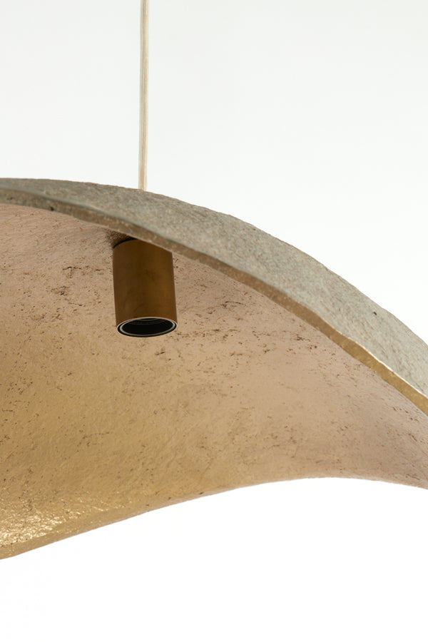 Hanging lamp 71x53,5x23 cm LONIA grey+antique bronze