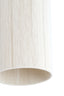 Hanging lamp 22x41,5 cm DANIA wood print d brown+rope cream