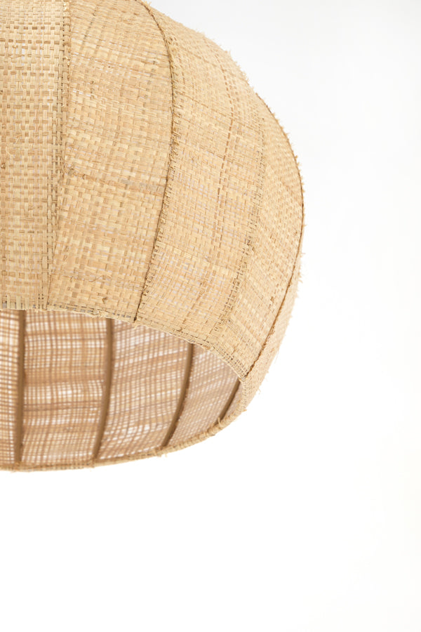 Hanging lamp 42x27 cm RAFAELLA raffia natural