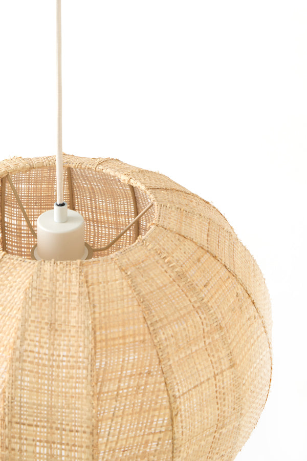 Hanging lamp 42x27 cm RAFAELLA raffia natural