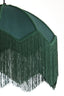 Hanging lamp 40x33 cm MALACIA velvet green