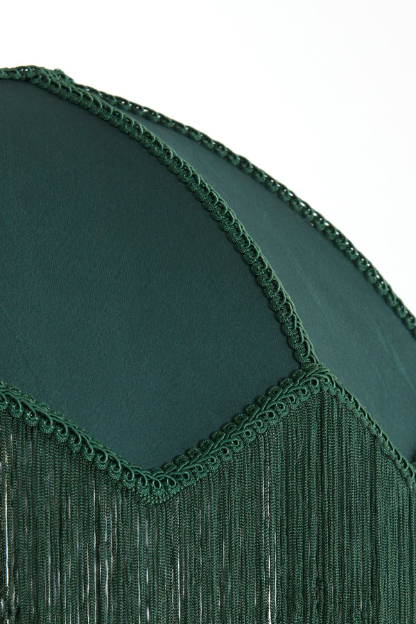 Hanging lamp 40x33 cm MALACIA velvet green