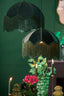 Hanging lamp 40x33 cm MALACIA velvet green
