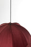 Hanging lamp 50x38 cm MALACIA velvet burgundy