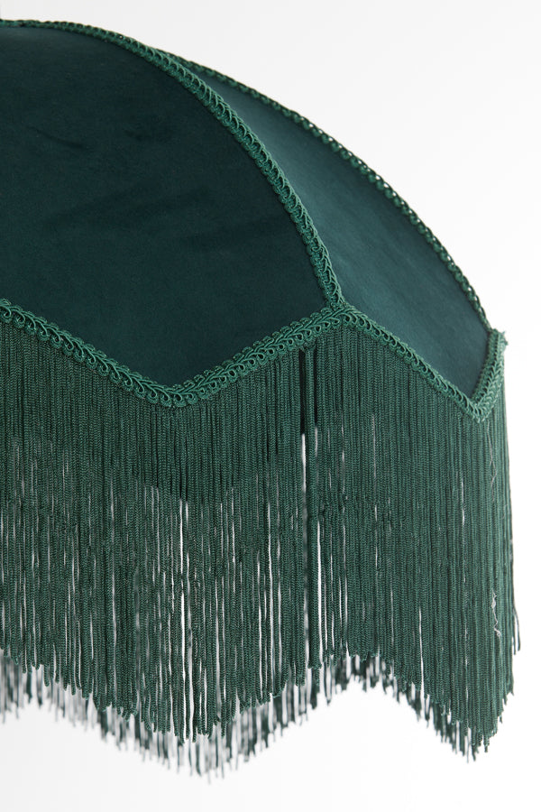 Hanging lamp 50x38 cm MALACIA velvet green