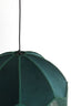 Hanging lamp 50x38 cm MALACIA velvet green
