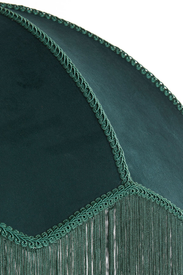 Hanging lamp 50x38 cm MALACIA velvet green