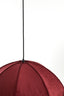Hanging lamp 60x41 cm MALACIA velvet burgundy