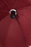 Hanging lamp 60x41 cm MALACIA velvet burgundy