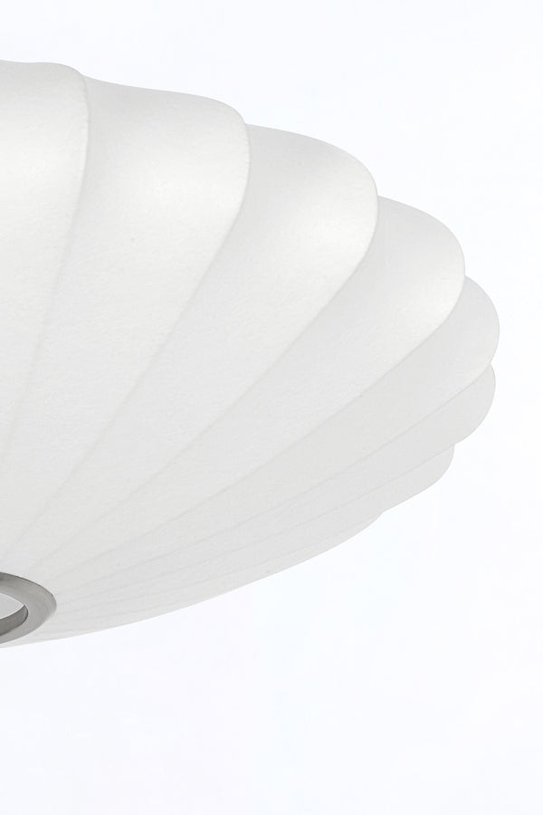 Hanging lamp 60x26 cm FAY white