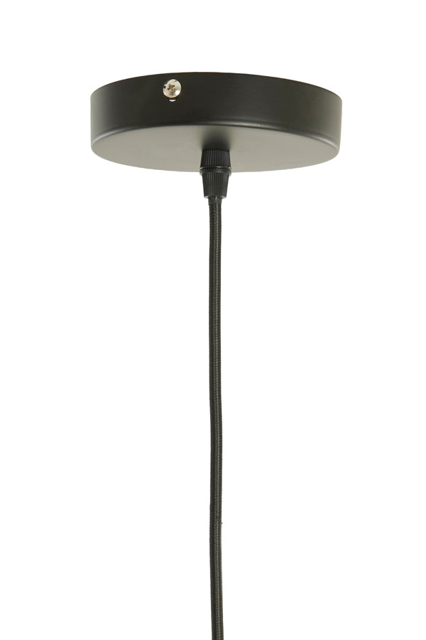 Hanging lamp 54x52,5x30,5 cm JANZUR rattan dark brown