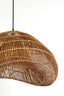 Hanging lamp 54x52,5x30,5 cm JANZUR rattan dark brown