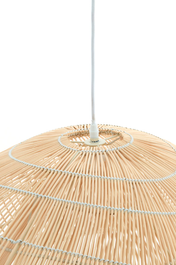 Hanging lamp 54x52,5x30,5 cm JANZUR rattan natural
