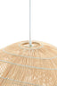 Hanging lamp 54x52,5x30,5 cm JANZUR rattan natural