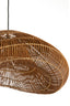 Hanging lamp 65x64x30,5 cm JANZUR rattan dark brown