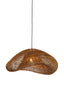Hanging lamp 65x64x30,5 cm JANZUR rattan dark brown