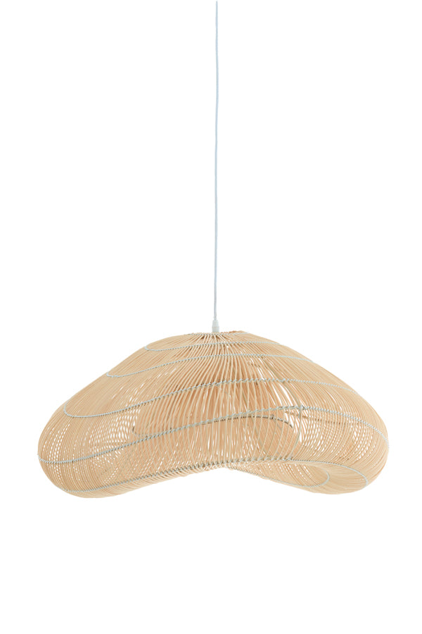 Hanging lamp 65x64x30,5 cm JANZUR rattan natural