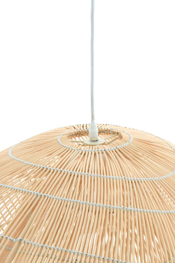 Hanging lamp 65x64x30,5 cm JANZUR rattan natural