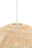 Hanging lamp 65x64x30,5 cm JANZUR rattan natural