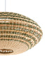 Hanging lamp 50x24 cm TAWELA rattan natural+green