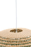 Hanging lamp 50x24 cm TAWELA rattan natural+green