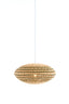 Hanging lamp 50x24 cm TAWELA rattan natural+green