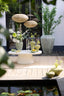 Hanging lamp 50x24 cm TAWELA rattan natural+green
