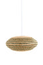 Hanging lamp 59,5x28 cm TAWELA rattan natural+green