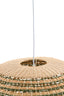 Hanging lamp 59,5x28 cm TAWELA rattan natural+green