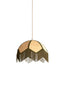 Hanging lamp 35x28 cm SULINA raffia natural+green